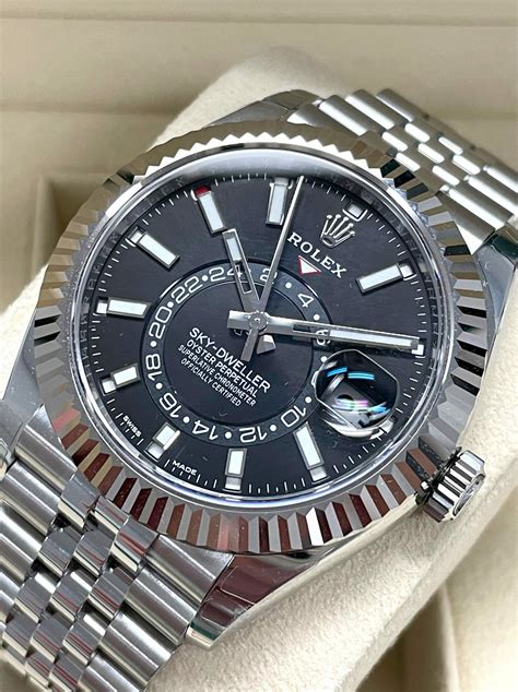 super clone rolex sky dweller|rolex stainless steel watch.